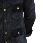 Navy Blue Corduroy Hunting Shacket Men - Buy Premium Vintage Outdoor Wear | Jaipurio